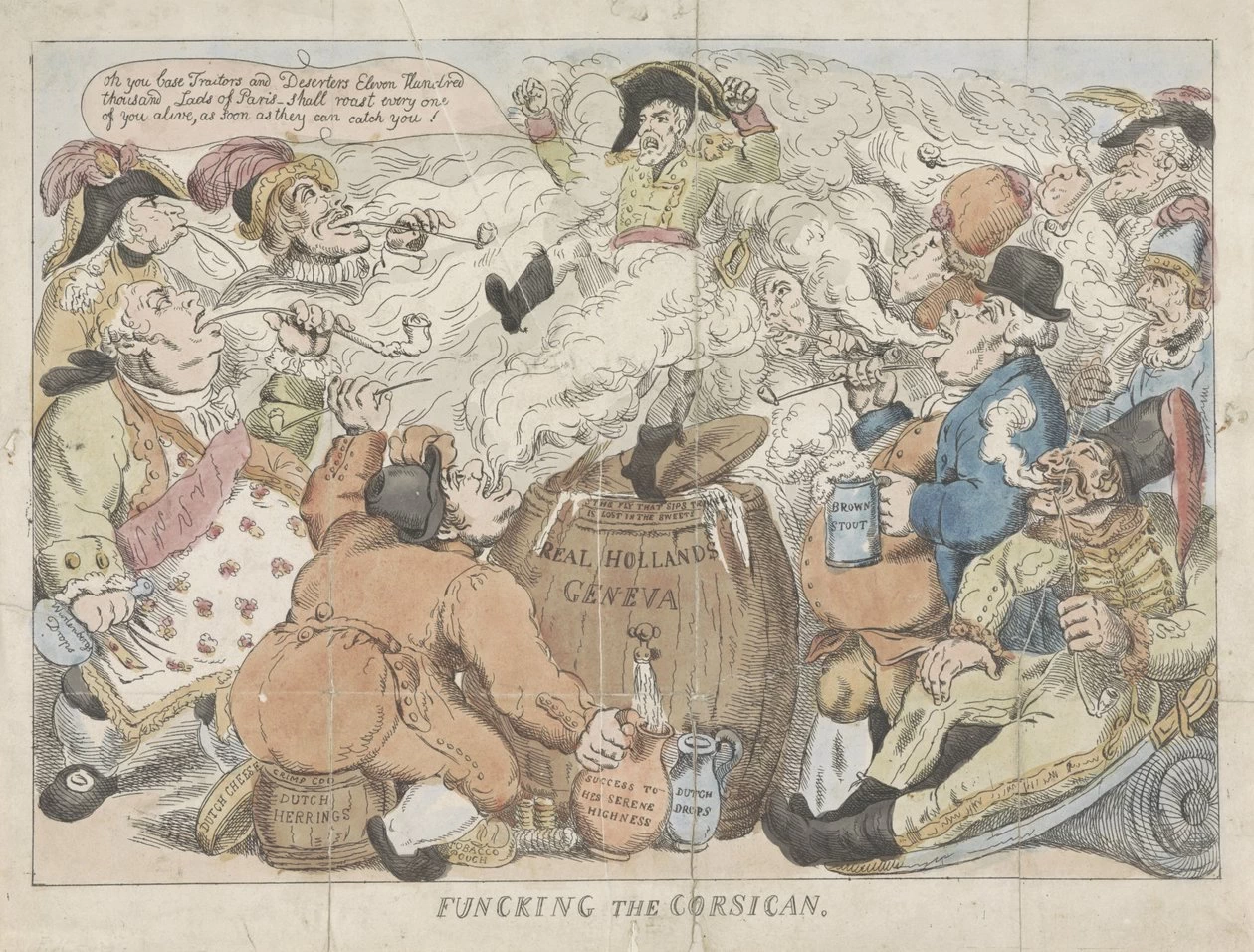 Caricatura del corsicano, 1813